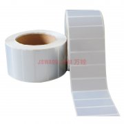 单排亚银不干胶标签